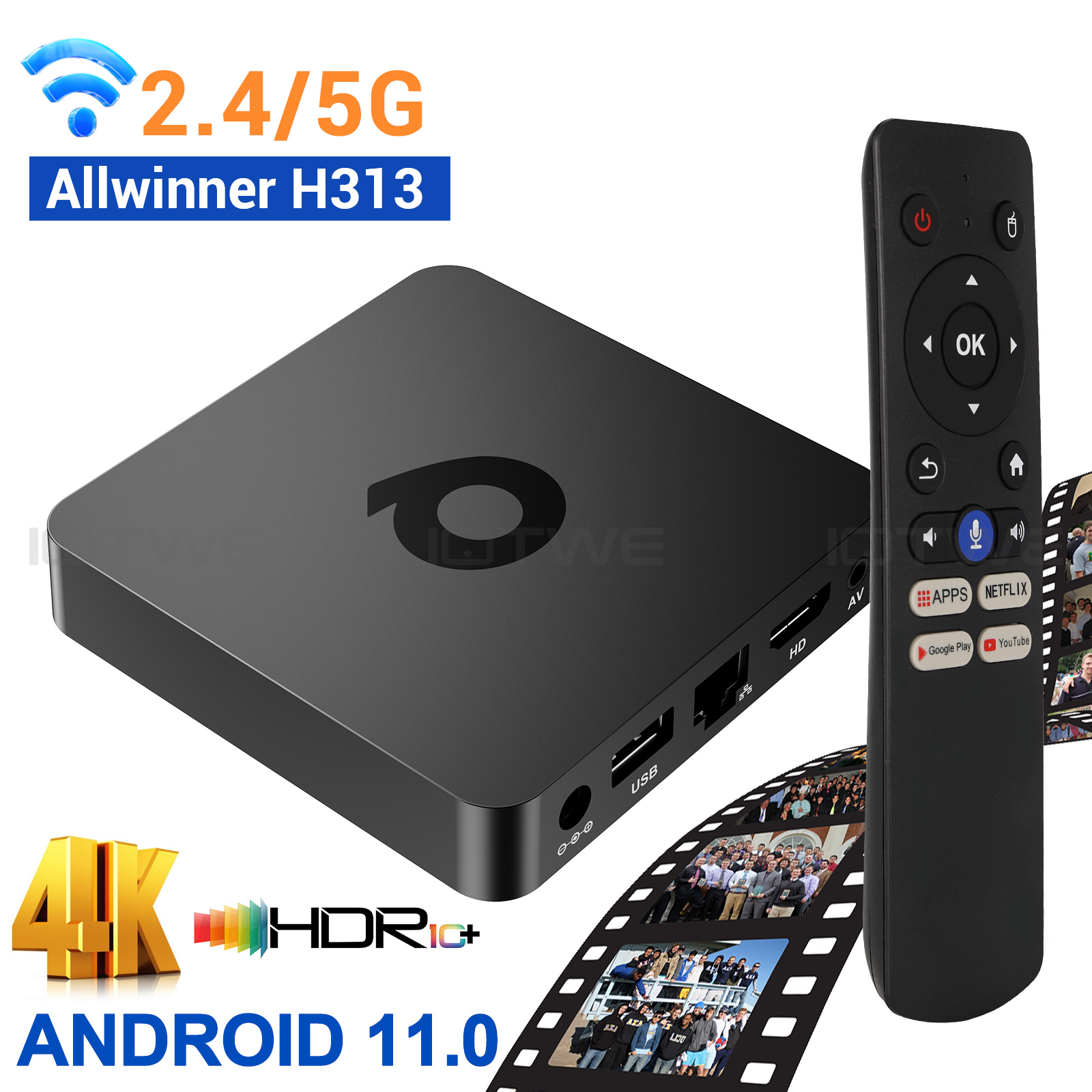 Radxa Rock 5B 16Gb - IOTWE T95Q 8K Android 13.0 TV