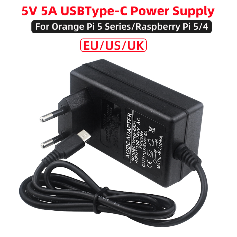 Banana Pi Bpi-M5 - 5V 5A voedingsadapter voor Orange Pi