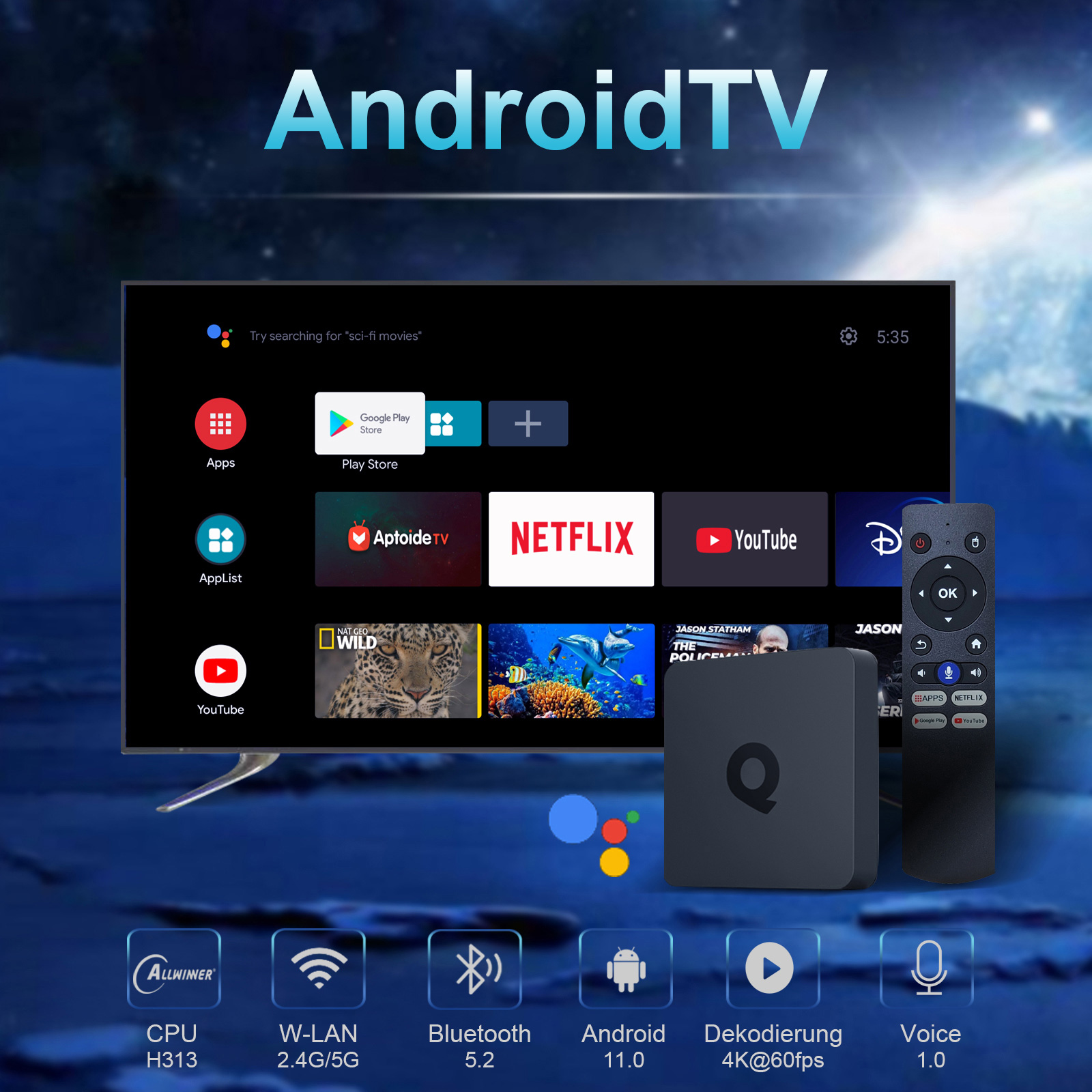 IOTWE T95Q 8K Android 13.0 TV  - Radxa Rock 5B 16Gb recensie en prijs
